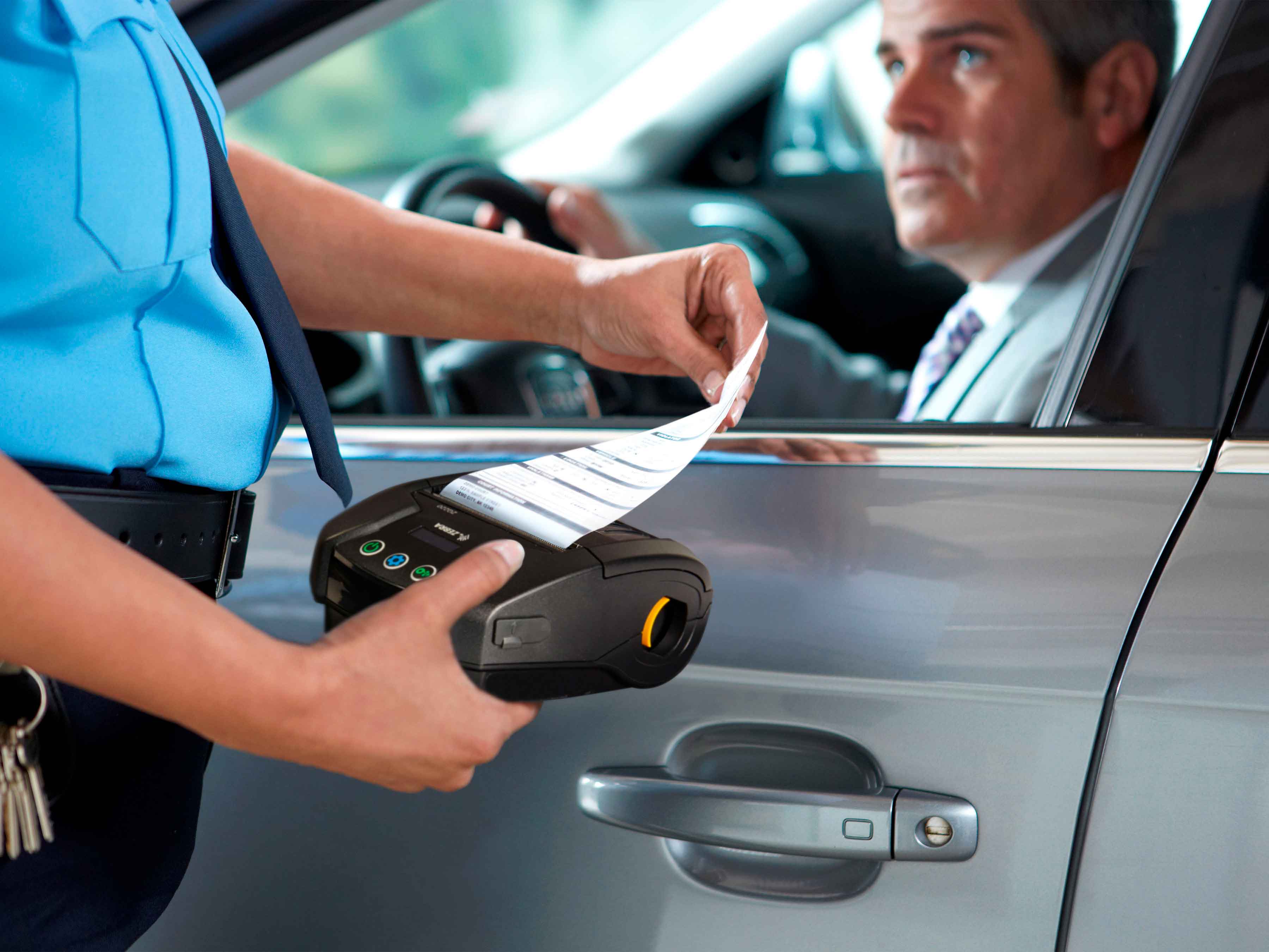 ZQ220 Police Ripping Off Ticket, Website Photography, 4x3 3600